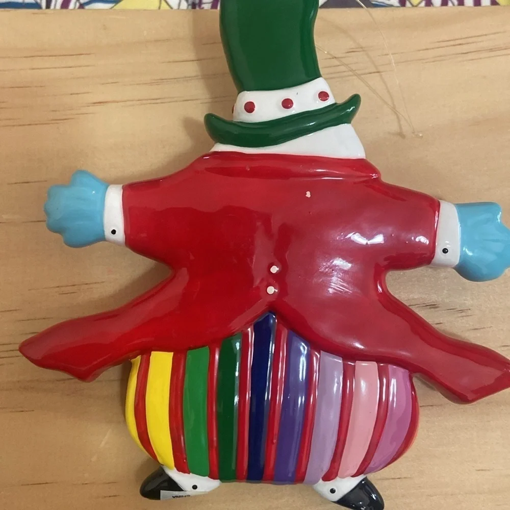 Vintage department 56 flat snowman ornament T29